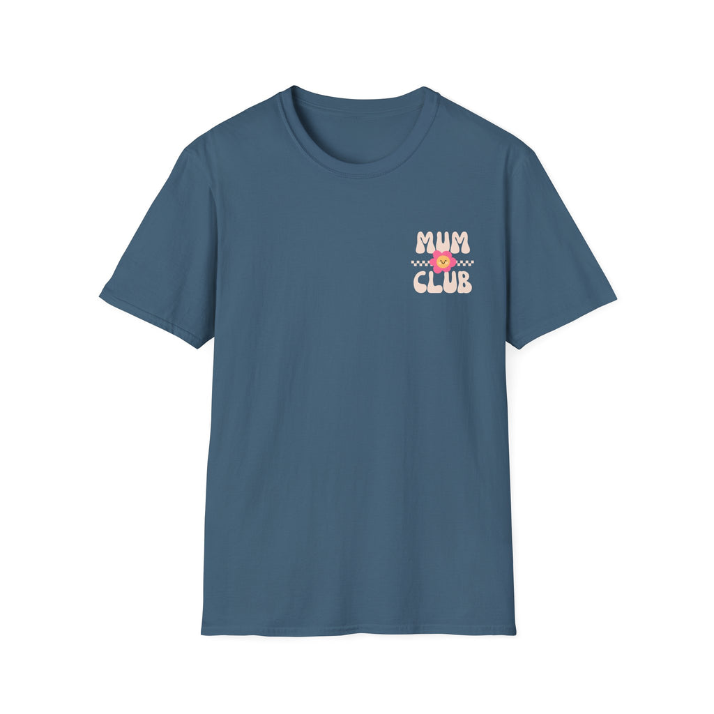 Mum Club Floral Logo T-Shirt