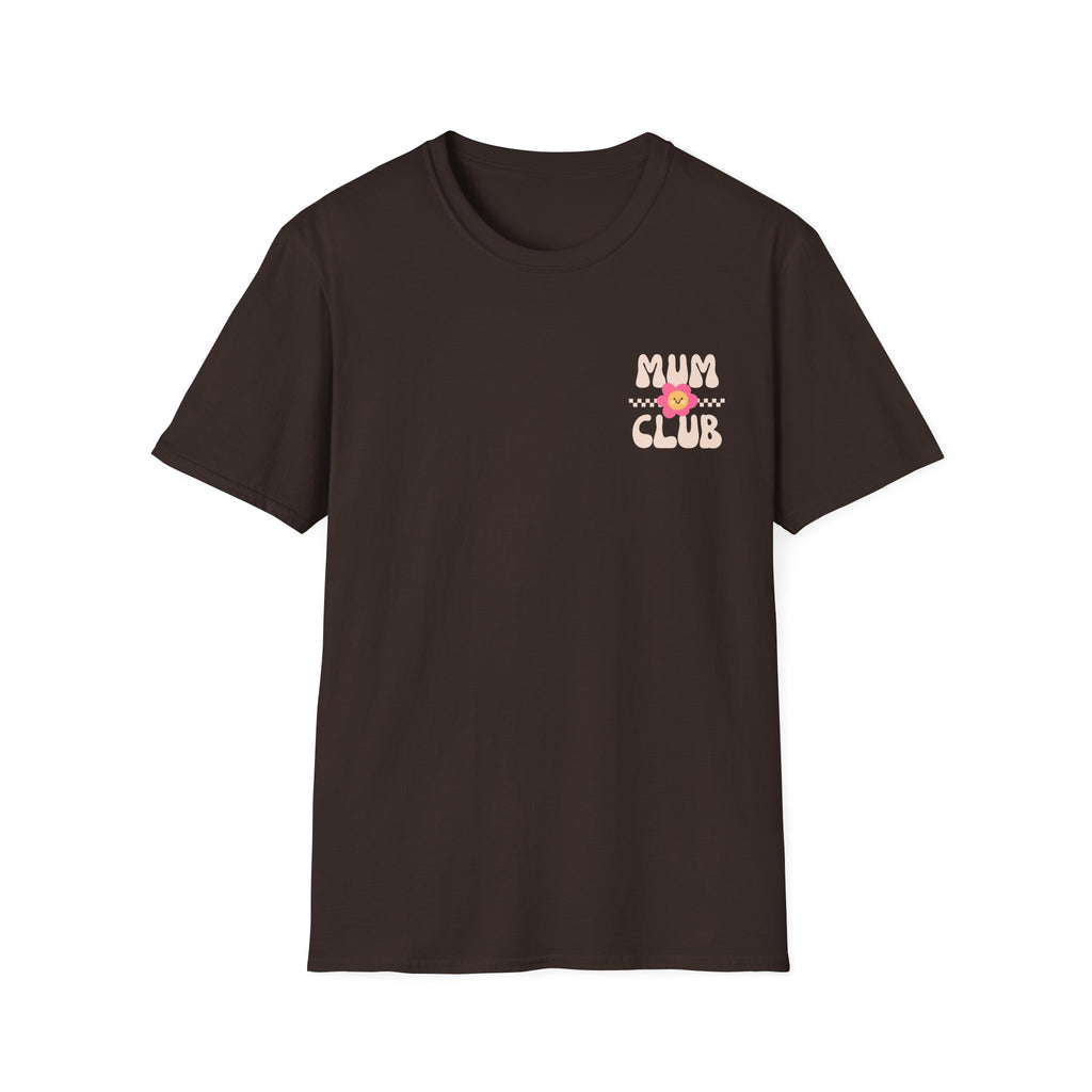 Mum Club Floral Logo T-Shirt