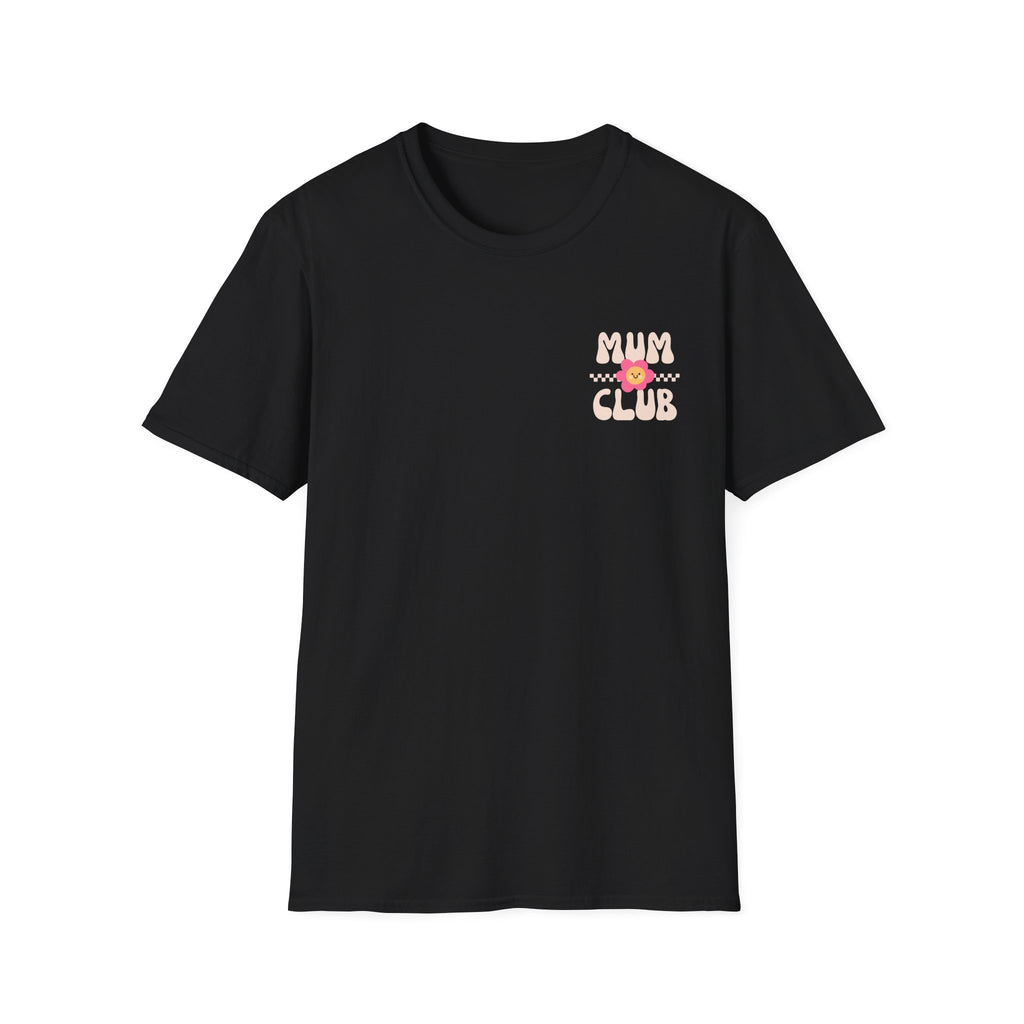 Mum Club Floral Logo T-Shirt