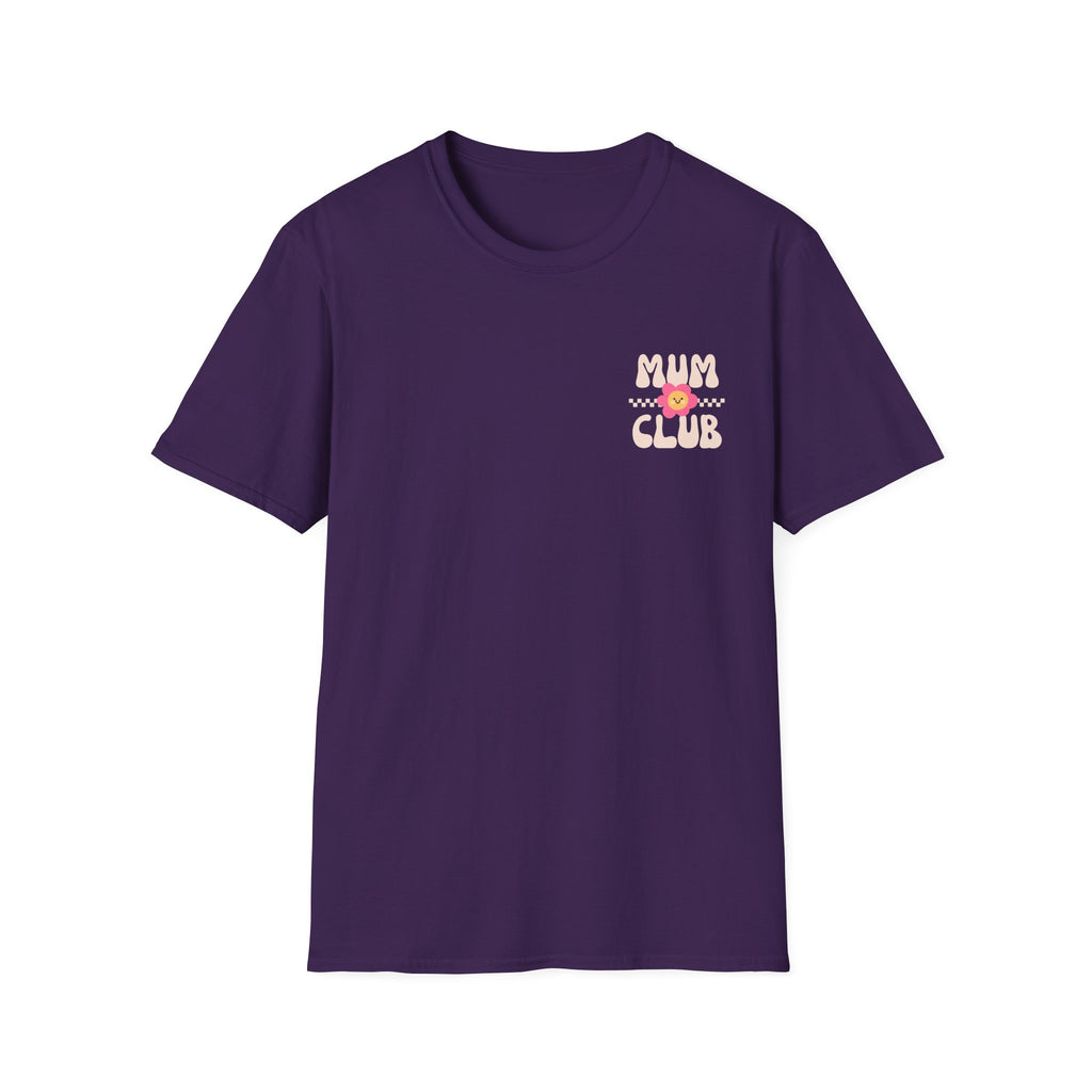 Mum Club Floral Logo T-Shirt